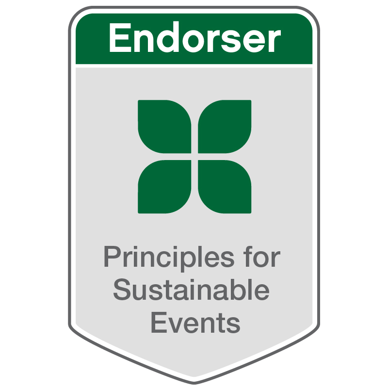 Endorser — Principles for Sustainable Events badge